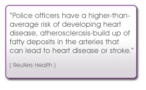 Most firemen die not from burns or smoke but heart disease.